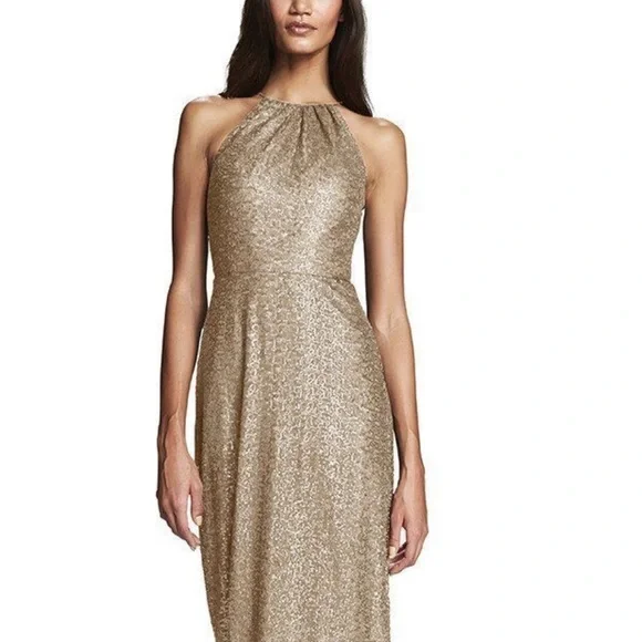 slim fit dress slacks $25 Super Sale Amsale Bridesmaids "Felicia" Size 10, Color Gold  Elizabeth  Johns